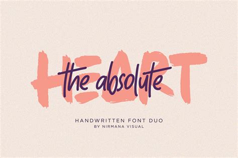 the absolute font duo fonts ~ creative market