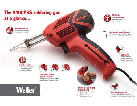 Amazon.com: Weller 9400PKS 120V Dual Heat 140/100W Universal Soldering