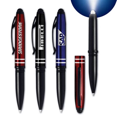 Promotional Metal Led Light Up Pen With Stylus