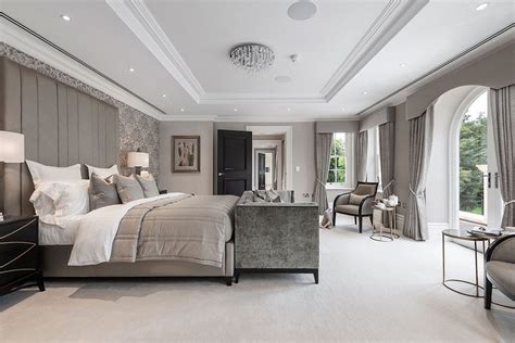 Elegant Classic Contemporary Master Bedroom Suite In Luxurious Surrey
