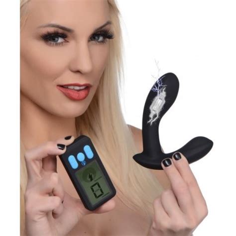Zeus E Stim Pro Silicone Vibrating Prostate Massager With Remote Control Sex Toys Adult