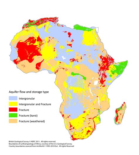 Africa Groundwater Atlas Hydrogeology Maps Mediawiki