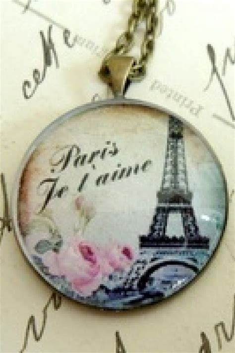 handmade 30s vintage inspired paris je t aime necklace antique go