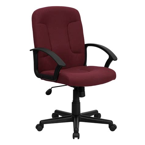 Gas lift height adjustment handle. Cool Desk Chairs - Electra Upholstered Desk Chair