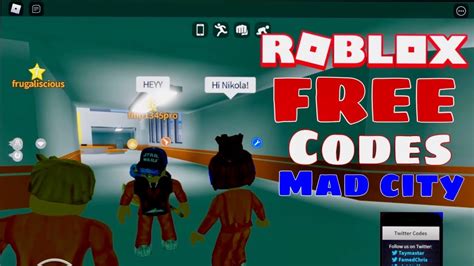 All Working Free Codes Mad City Roblox Youtube