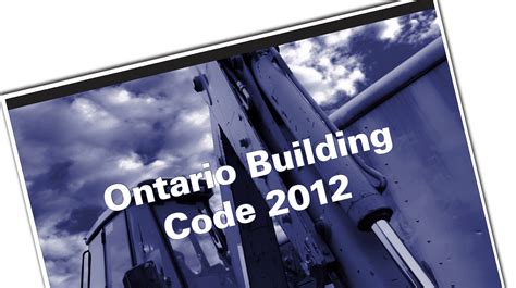 Ontario Building Code 2012 Construction Documents And Templates
