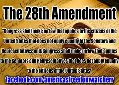 The 28th Amendment It Could Happen If Everyone Would Do Their Part Got