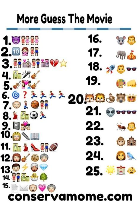 movie printable emoji quiz with answers