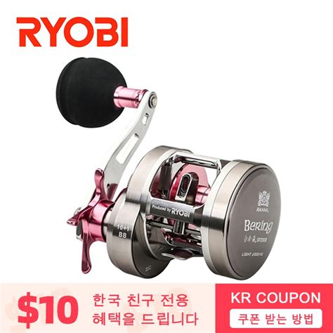 RYOBI Bering Slow Jigging Reel Overhead Reel Drag 12kgs 10 1BB Gear