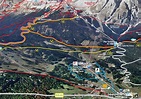 Mappa Cortina d'Ampezzo itinerari Tofana - ISTA Gestione Impianti Cortina