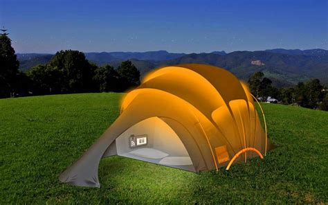 Chill Ncharge Hi Tech Campsite Solar Tent With Heated Bottom And Wi Fi