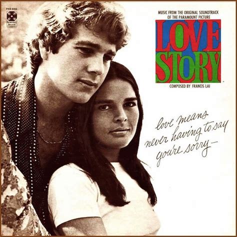 “love Story” 1970 Paramount Music From The Movie Soundtrack Ryan O