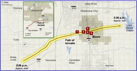 Oklahoma Tornado Tears Massive Path Of Death Destruction Earth