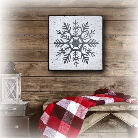 The Holiday Aisle Pressed Metal Snowflake Wall Décor Wayfair