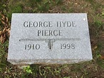 George Hyde Pierce (1910-1998) - Mémorial Find a Grave