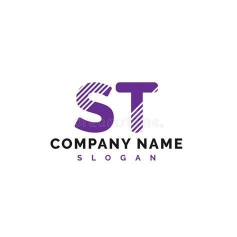 St Letter Logo Design Stock Illustrations 1709 St Letter Logo Design