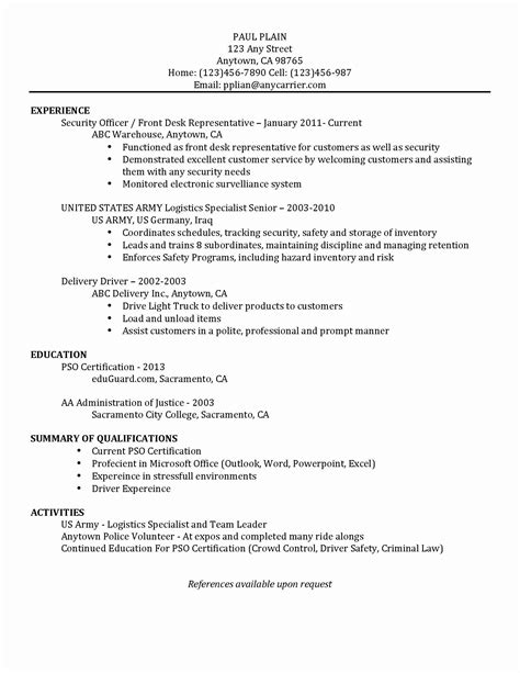 So pack your resume experience section with achievements relevant to the job opening. 23 Security Guard Job Description Resume in 2020 | Security guard jobs, Security guard, Job ...