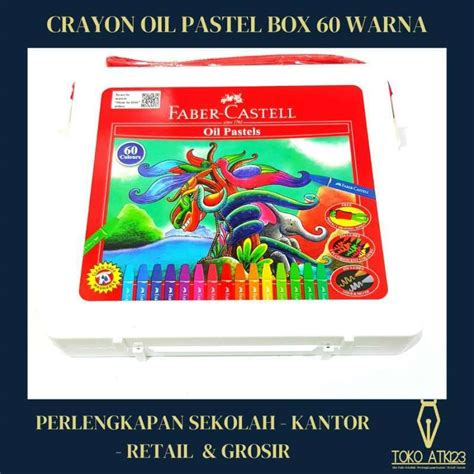 Jual Crayon Oil Pastel Krayon Minyak Merk Faber Castell Box 60 Warna