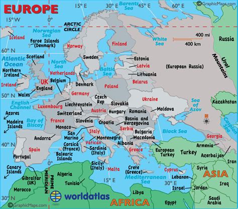 Free Full Detailed Printable Map Of Europe With Cities In Pdf World Map With Countries