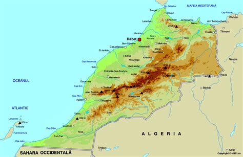 Carte Du Maroc Plan Des 80 Principaux Lieux