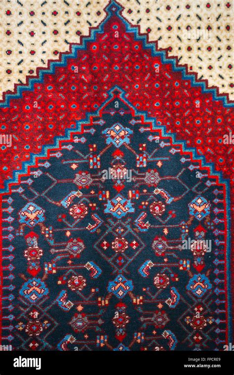 Armenian Traditional Carpet And Rug Ornaments And Patterns Stock Photo