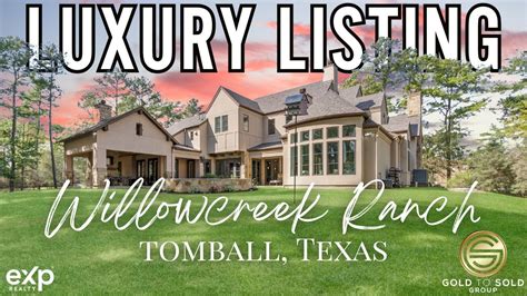 Luxury Home Tour In Willowcreek Ranch Tomball Texas Youtube