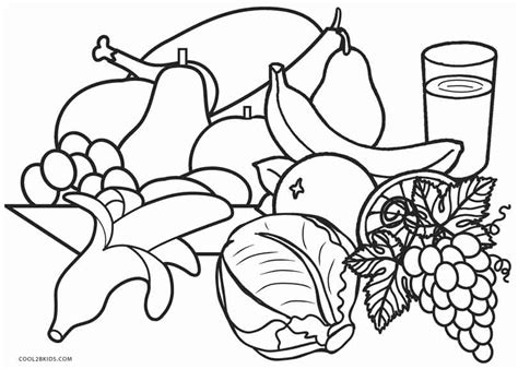 Free Printable Food Coloring Pages For Kids