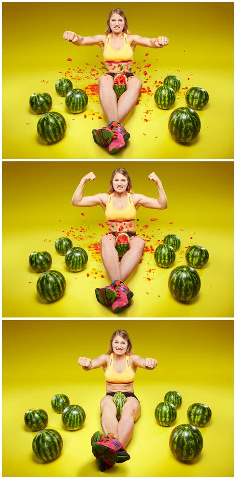 fastest time to crush three watermelons with the thighs olga liashchuk shows that doing your