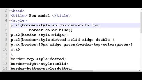 Learn Css How To Set Border And Outline In Html Using Css Youtube