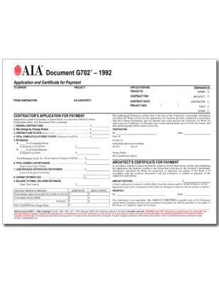 Instructions and help about aia substantial completion form. AIA Form G702 (pack of 50)