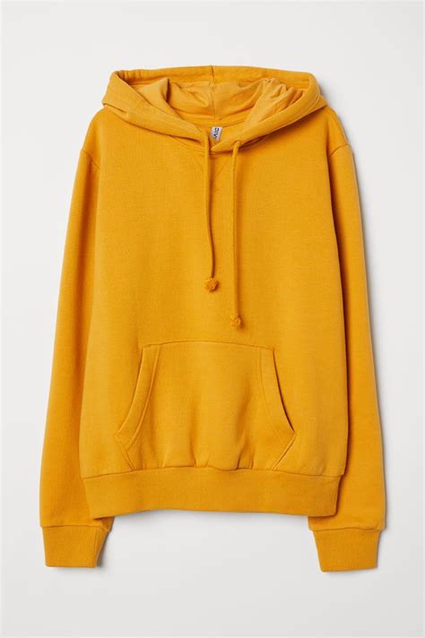 Hoodie Dark Yellow Ladies Handm Ca Yellow Hoodie Hooded