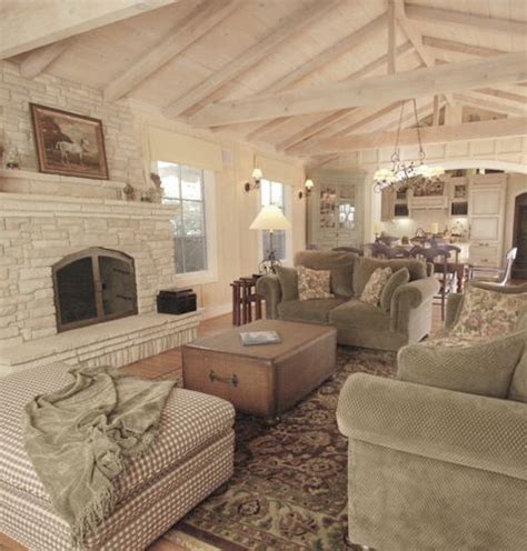 Find the perfect ceiling rafters stock photos and editorial news pictures from getty images. stone fireplace | Home decor styles, House design, Inside ...