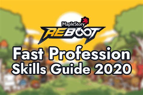 Real life commitments, new major maplestory patches that require a significant amount of time for all of us at hidden street to update. Fast Profession Skills Guide 2020 - MapleStory Reboot ...