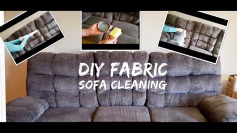 Mix all the ingredients in a plastic spray bottle to make a cleaning solution. DIY Fabric sofa cleaning| How to clean fabric sofa at home - YouTube