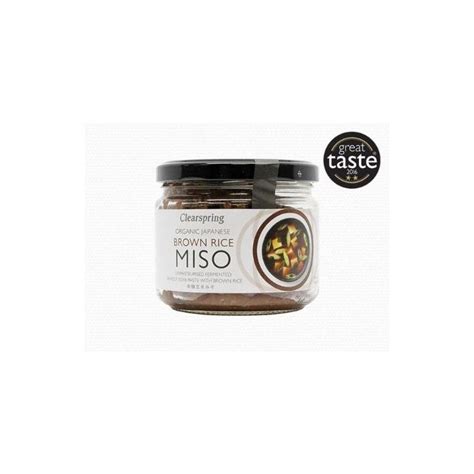 Clearspring Organic Japanese Brown Rice Miso Paste 300g