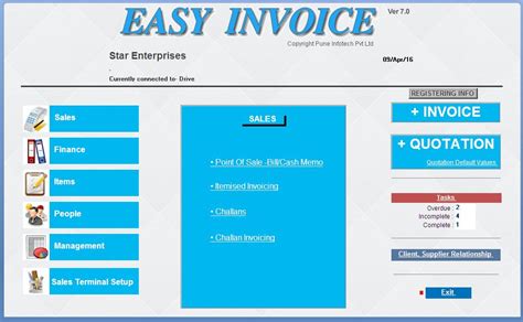 Free Easy Invoice Pro Billing Software Agencygross
