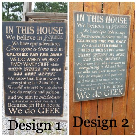 Custom Carved Wooden Sign In This House We Believe In Etsy Custom