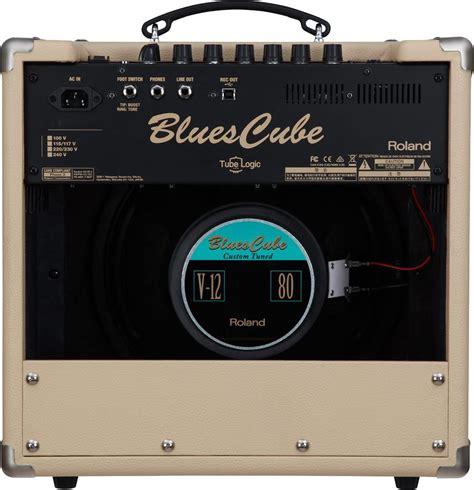 Roland Blues Cube Hot 30 Watt 1x12 Combo Amp Vintage Blonde