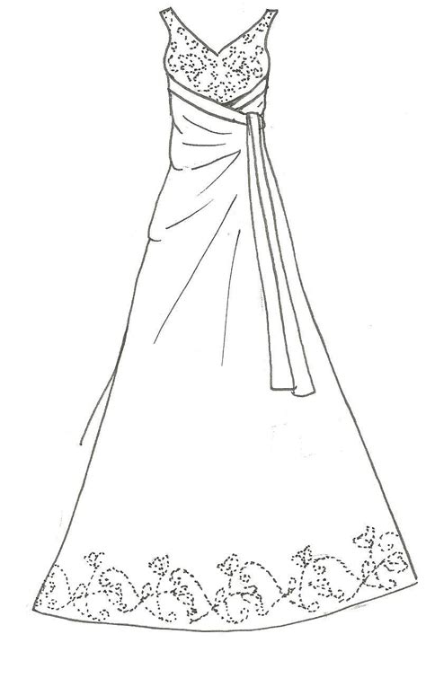 A Line Wedding Dress By Kiknessa On Deviantart