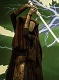 Closeup of Jedi Robes of Luminara Unduli in Star Wars: Attack of the ...