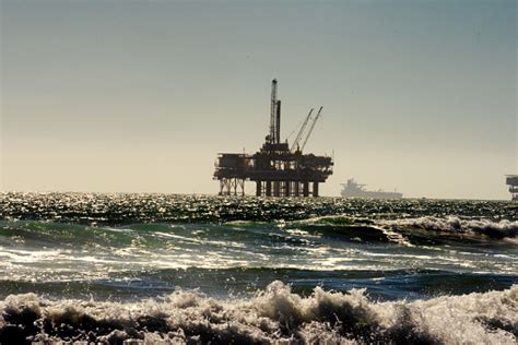 Offshore Fracking Drilling Stills Stock Photo Download Image Now