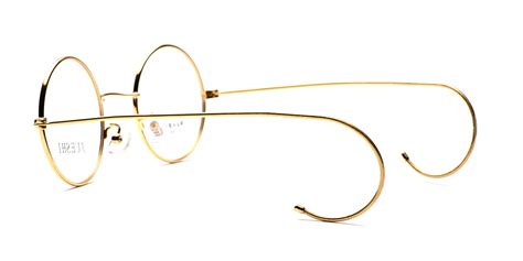 Vintage Cable Temple Round Eyeglass Frames Spectacles Rx Retro Mens