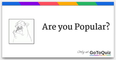 Are You Popular