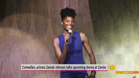 Comedian Actress Zainab Johnson Talks Upcoming Shows At Zanies Youtube