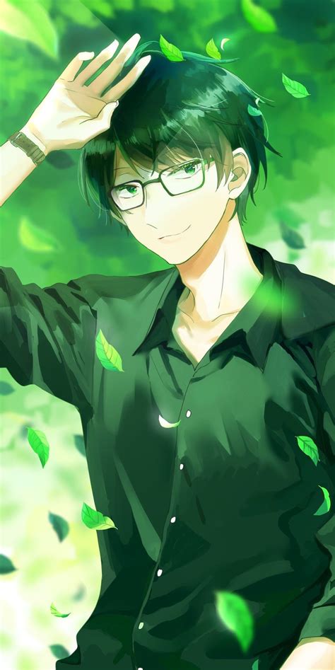 Nerd Handsome Anime Boy Anime Wallpaper Hd