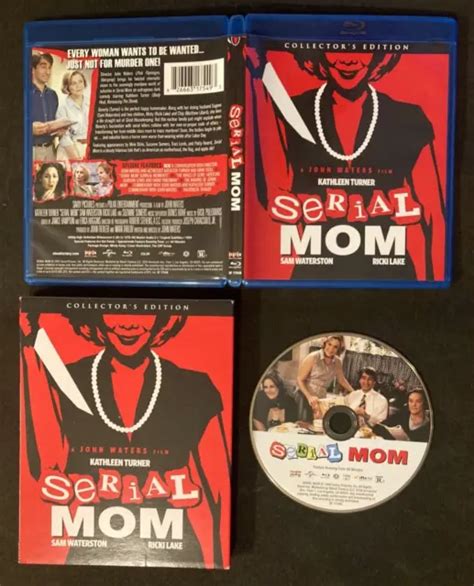 Serial Mom Blu Ray Slipcover Scream Factory John Waters Kathleen Turner Oop Picclick