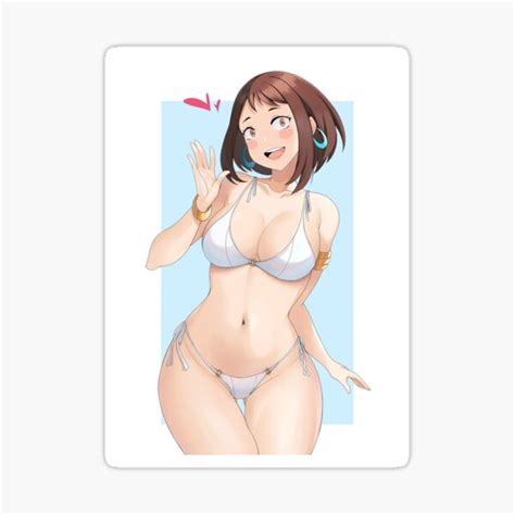 Ochako Sexy Hentai Anime Bikini Love Sticker Sticker For Sale By Willieerica8w1 Redbubble