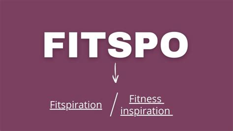 Fitspo Meaning What Does Fitspo Mean Capitalize My Title