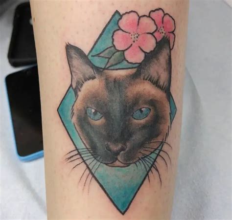 20 Best Siamese Cat Tattoo Designs The Paws