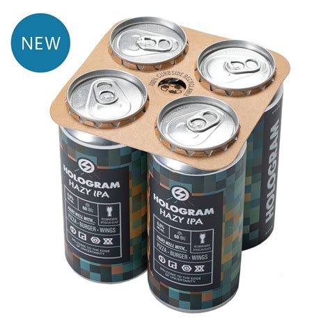 4 Pack Cardboard Can Holder Beer Carriers Pak It Products
